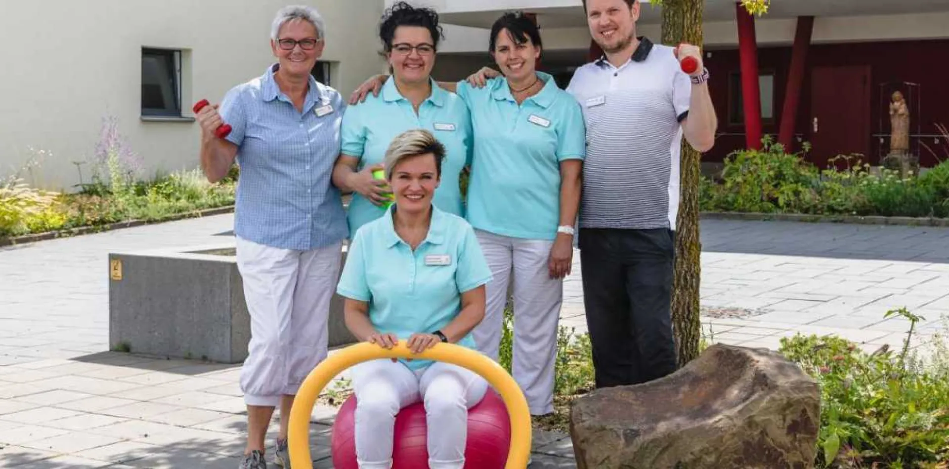 Das Team der physikalischen Therapie